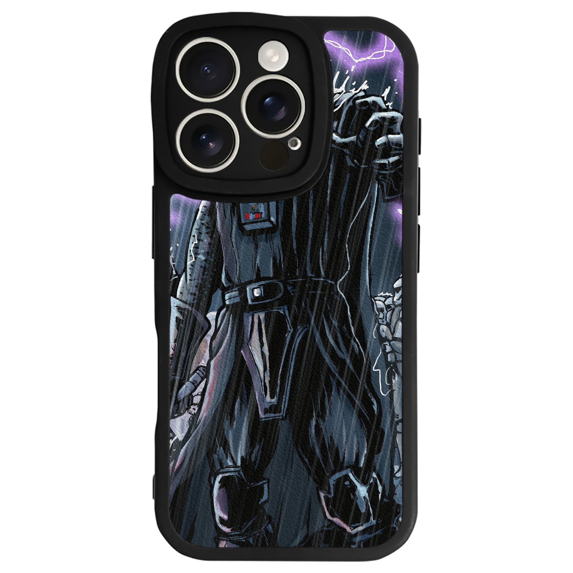 （画像用） スター・ウォーズ Star Wars 【iPhone 16シリーズ対応】シリコンスマホケース（レザー調） 材質：シリコン